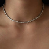 Classic Moissanite Tennis Necklace