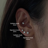 Moissanite Signature Studs