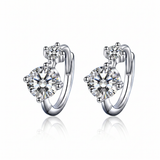 Moissanite Éclat Hoops