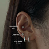 Moissanite Signature Studs