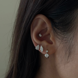 Moissanite Éclat Hoops