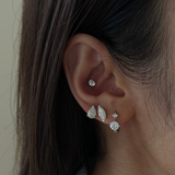 Moissanite Éclat Hoops