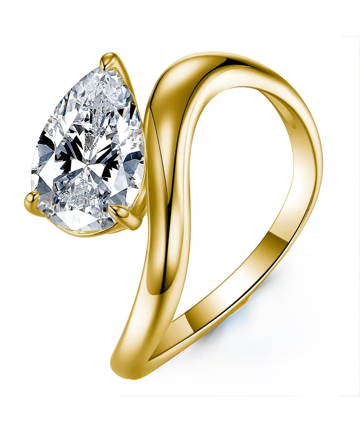 Lumi Pear Ring