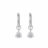 Moissanite Nova Hoops