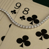 Classic Moissanite Tennis Necklace