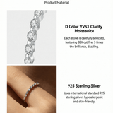 Moissanite Line Ring