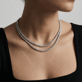 Classic Moissanite Tennis Necklace