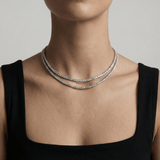 Classic Moissanite Tennis Necklace