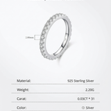 Moissanite Lumière Eternity